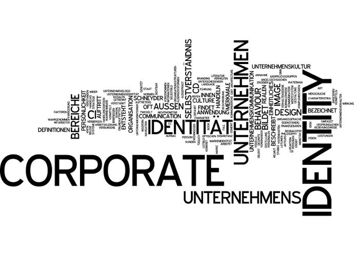 Tag Cloud: Corporate, Identity, Unternehmen, Bereiche, Design und vieles mehr